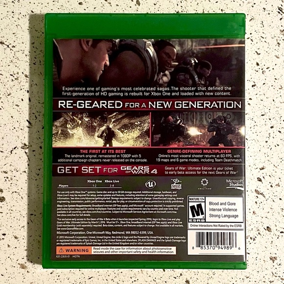 Gears of War Ultimate Edition for Xbox One - Picture 2 of 4